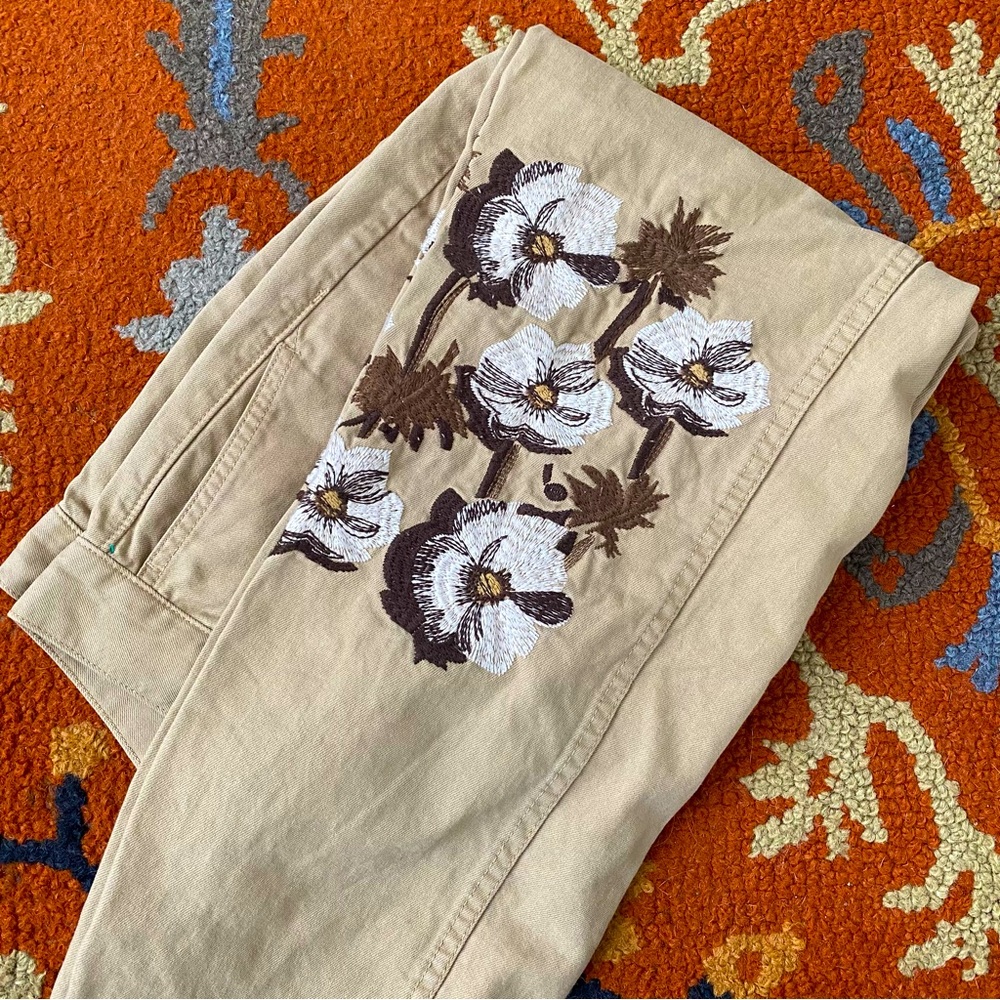 Madewell embroiled pants